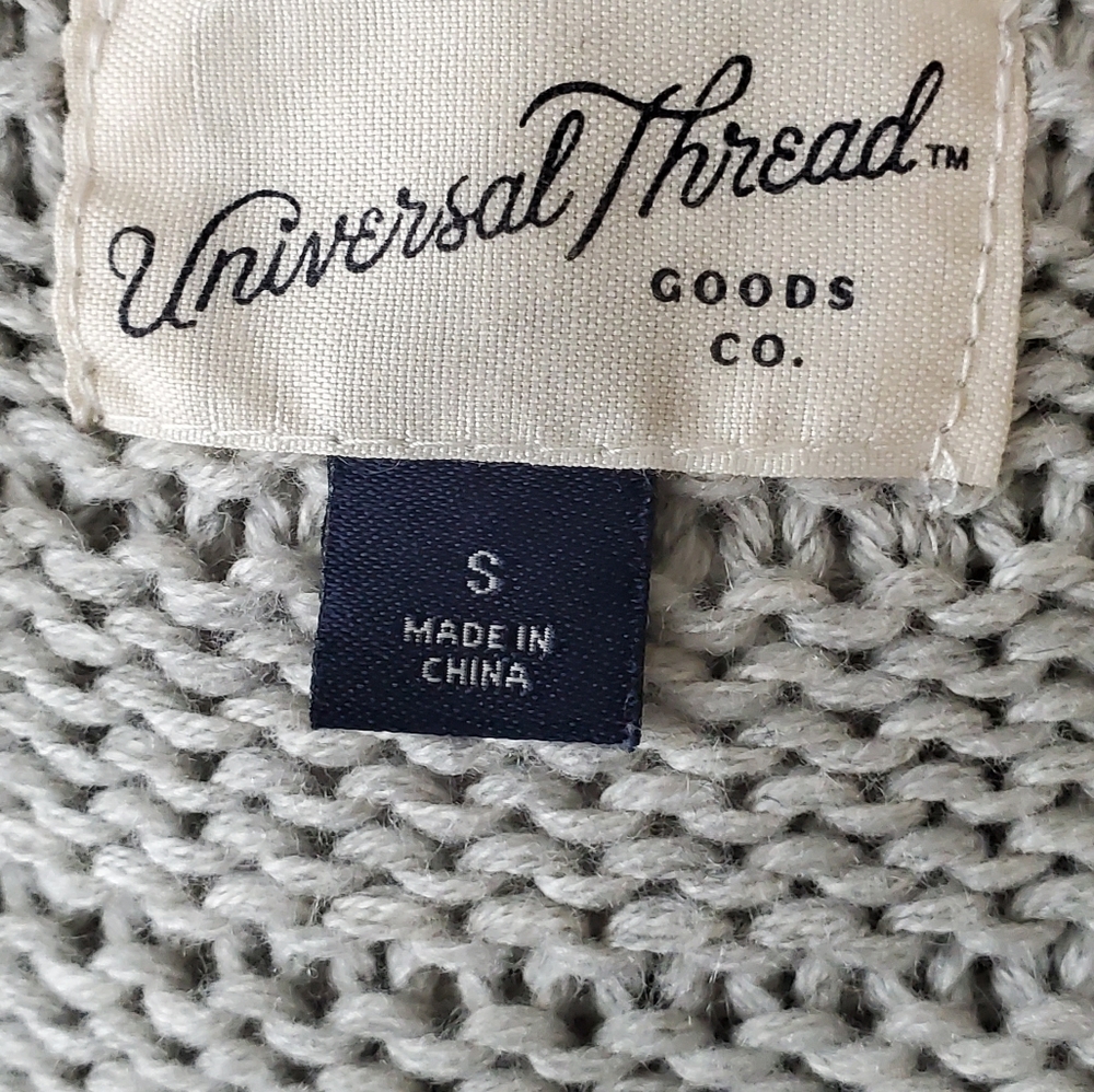 Universal Thread Drop Shoulder Gray Open Front Ca… - image 5